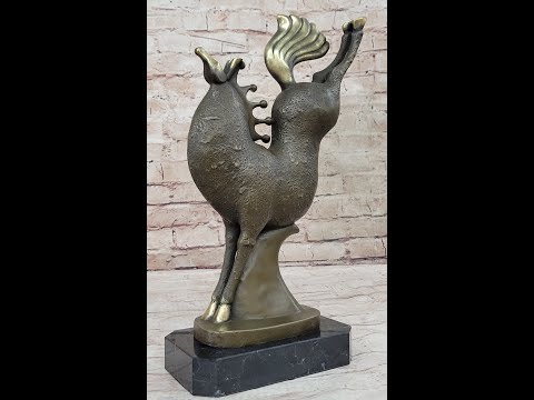 Abstract Modern Art Bucking Chinese Tang Horse Bronze by Milo
