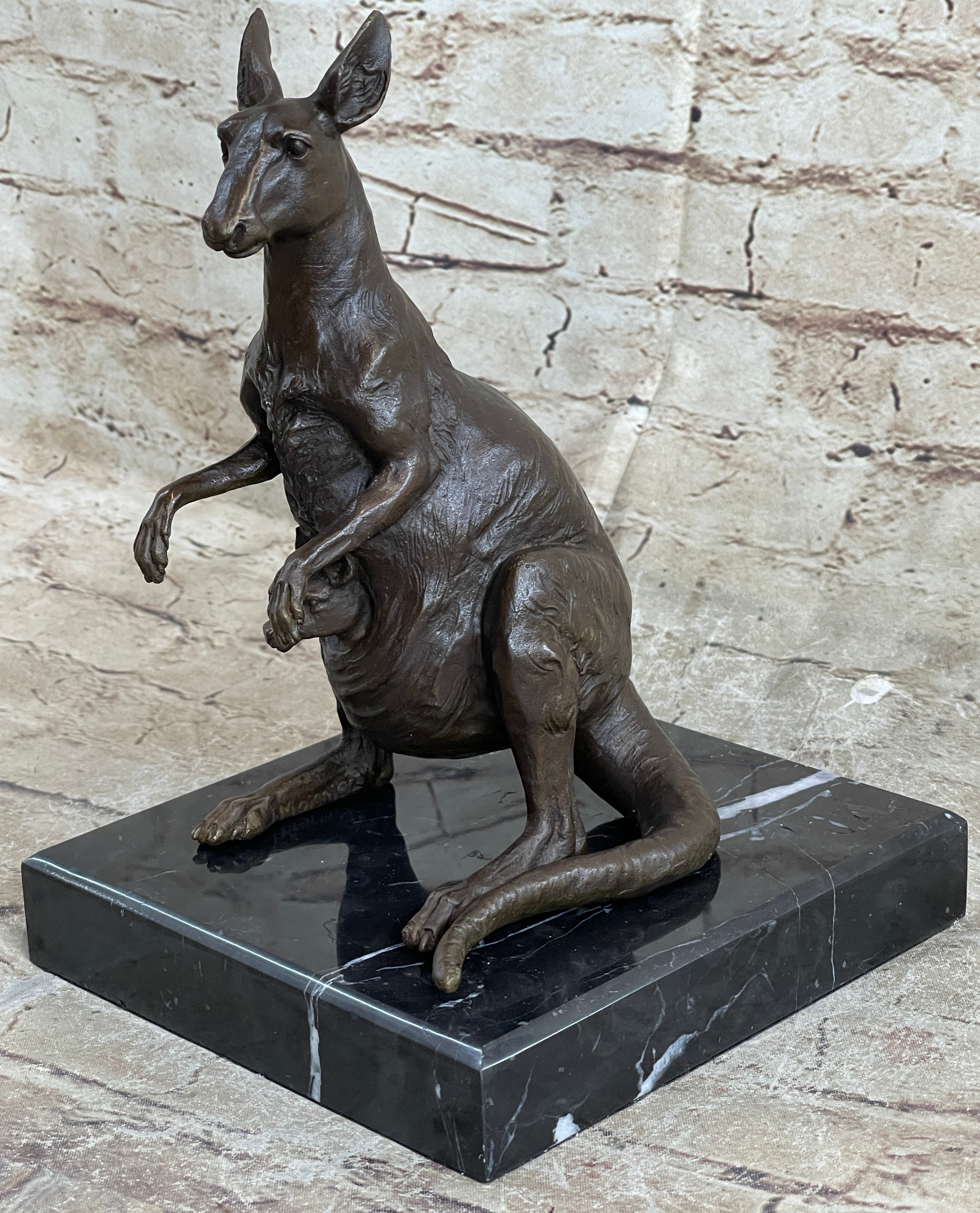Bronze Kangaroo & Wallaby Sculptures for Sale