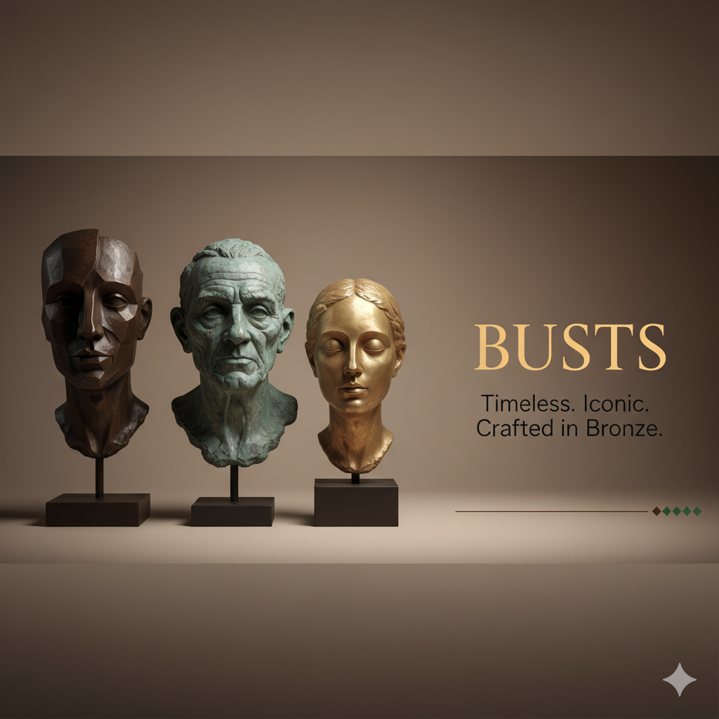 Bronze Bust Sculptures for Sale
