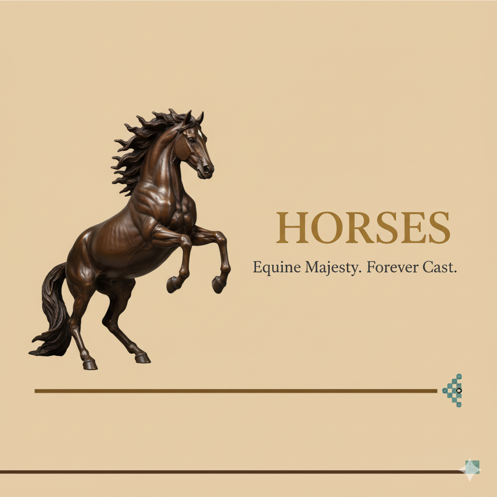 Bronze Horse Sculptures for Sale