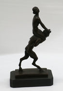 Bergman Piggy Rider Satyr and Nude Woman Bronze Sculpture Figure
