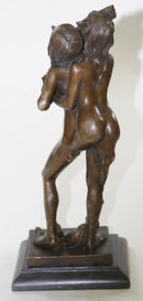 Mavchi Sweet Nothing Erotic Lesbian Lovers Art Bronze Sculpture