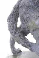 Hot Cast Werewolf Wolf Bronze Sculpture Art Deco Large