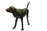 Life Size Bloodhound Dog Bronze Sculpture