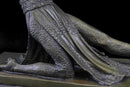 Show Girl Dancer Bronze Sculpture Marble Base Lost Wax