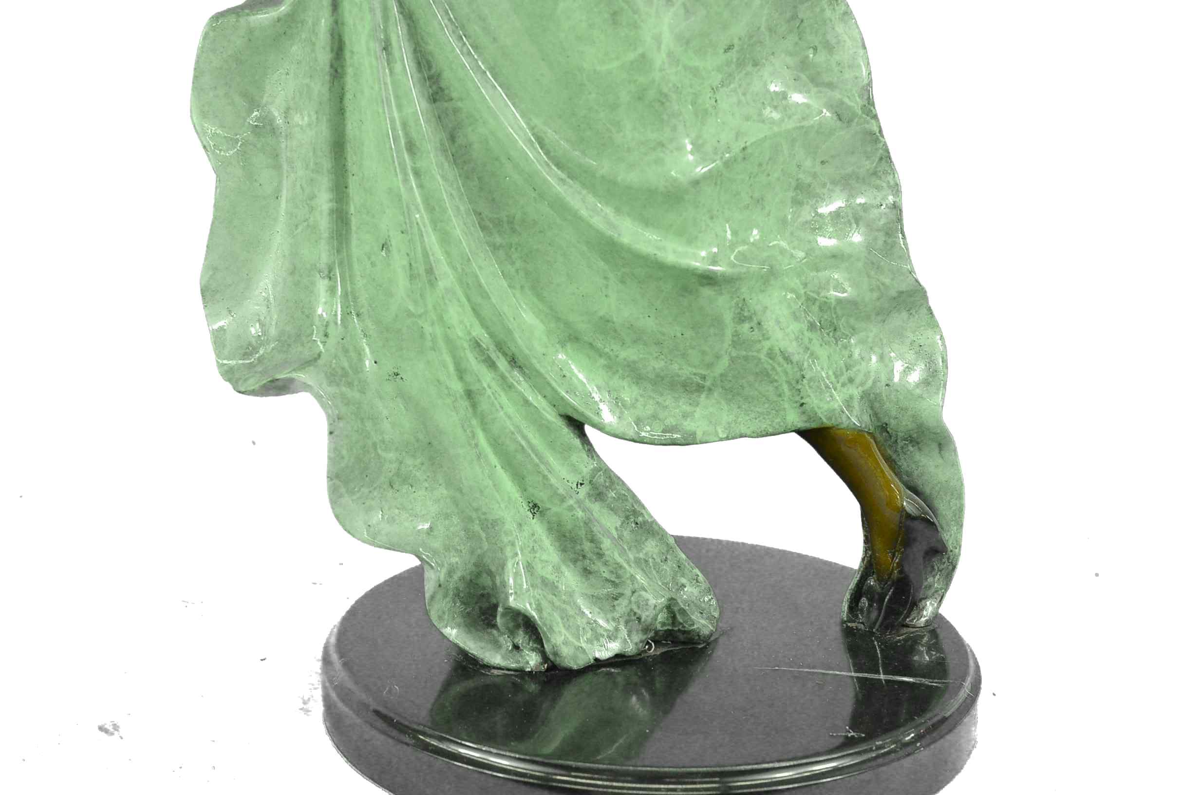 Art Deco Tango Dancers Bronze Sculpture by Collett