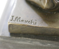 Mavchi Sweet Nothing Erotic Lesbian Lovers Art Bronze Sculpture