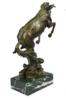 Art Deco Hot Cast Arabian Racing Horse Bronze Sculpture