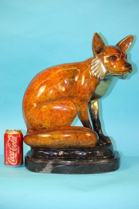 Signed Limited Edition 10/100 Marius Cute Fox Bronze
