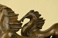 Signed Original Milo Dual Horses Modern Art Abstract Sculpture