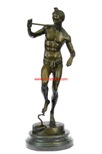 Large Snake Charmer Bronze Sculpture Hot Cast Classic Artwork