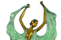 Art Deco Tango Dancers Bronze Sculpture by Collett