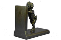 Hot Cast Bookends Signed Original Masterpiece