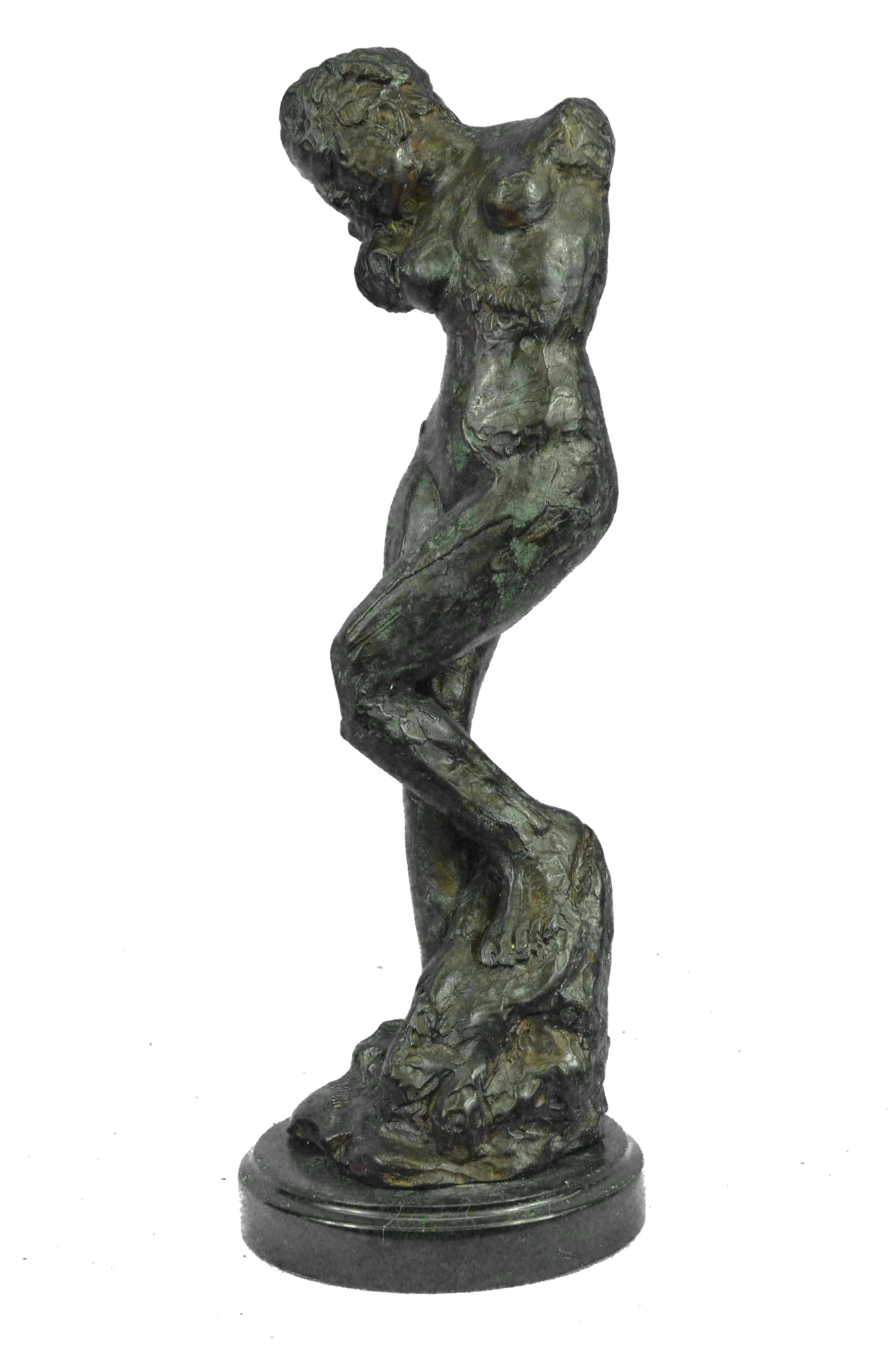 Abstract Modern Art Nude Female Torso by Famous French Artist Rodin