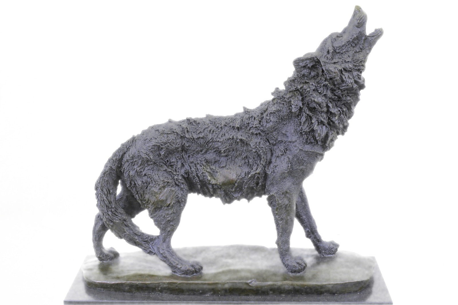 Hot Cast Werewolf Wolf Bronze Sculpture Art Deco Large