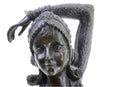 Show Girl Dancer Bronze Sculpture Marble Base Lost Wax