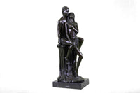 Superb HotCast Nude Couple Male Female Bonze Sculpture Marble Base Figure Statue