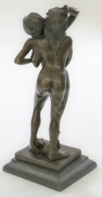 Mavchi Sweet Nothing Erotic Lesbian Lovers Art Bronze Sculpture
