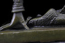 Show Girl Dancer Bronze Sculpture Marble Base Lost Wax