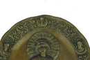 Young Queen Elizabeth II Bas Relief Bronze Sculpture