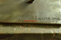 Art Deco Twine Dancer Hot Cast Bronze Sculpture Marble Base