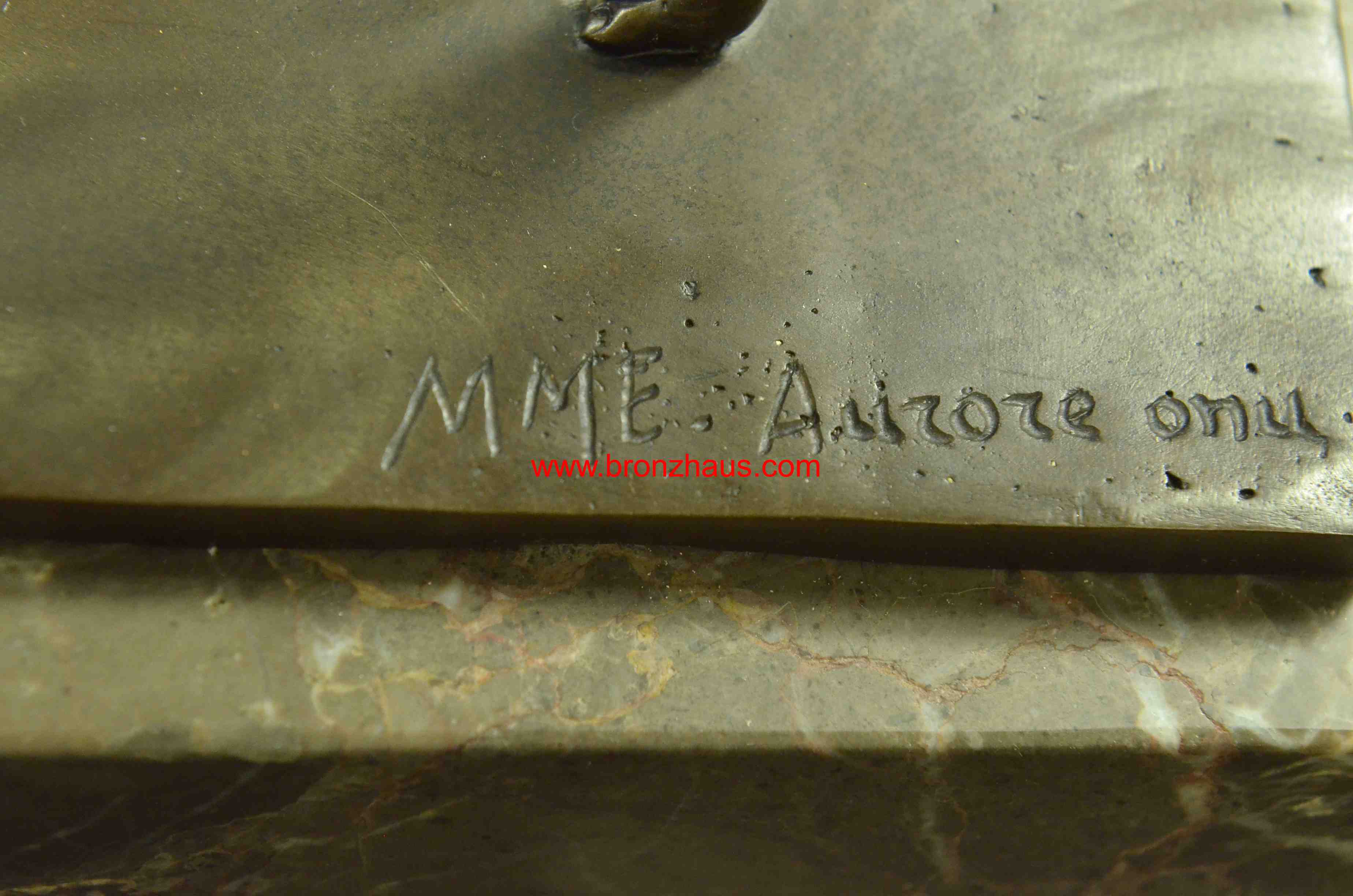 Art Deco Twine Dancer Hot Cast Bronze Sculpture Marble Base