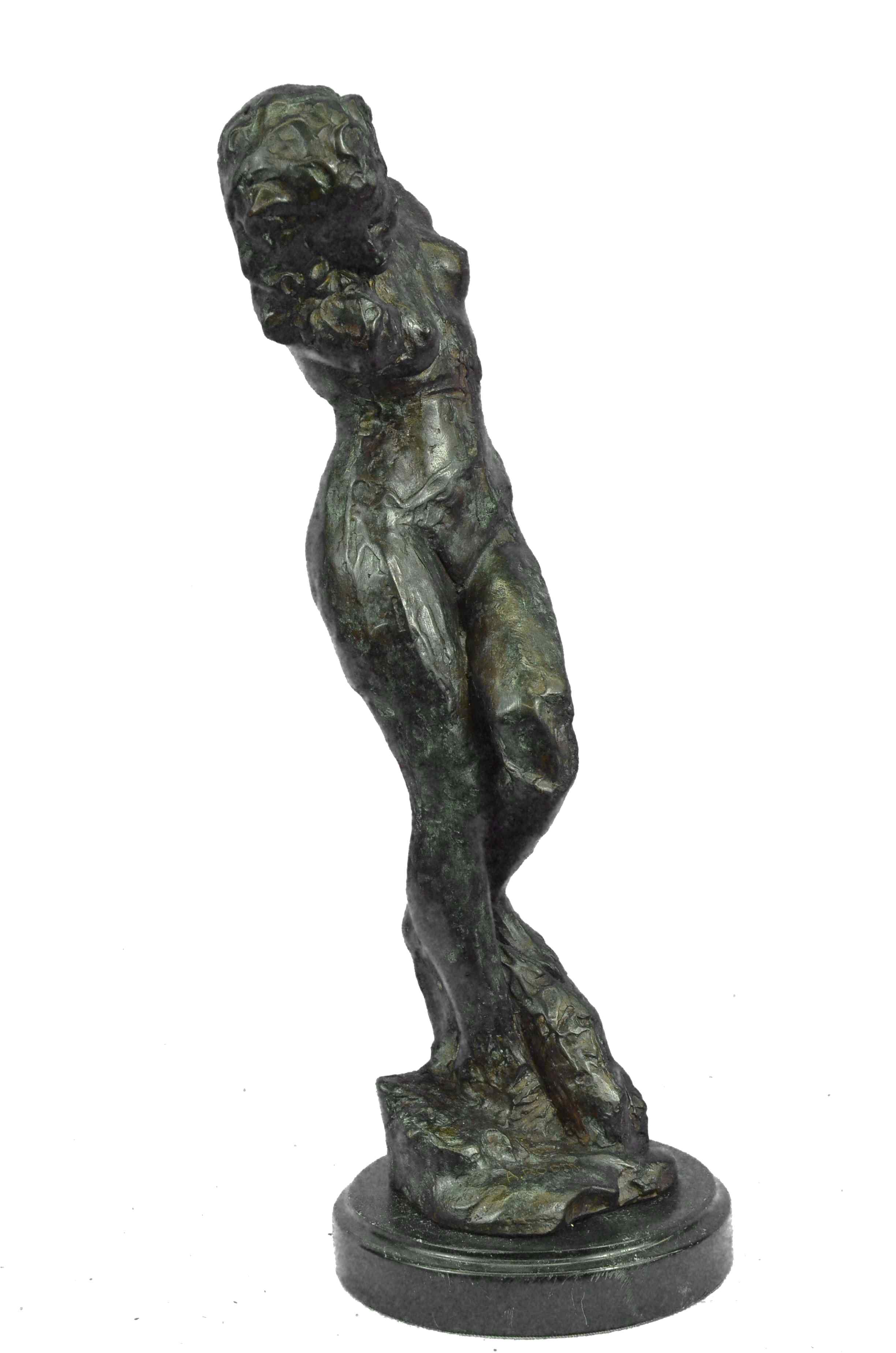 Abstract Modern Art Nude Female Torso by Famous French Artist Rodin