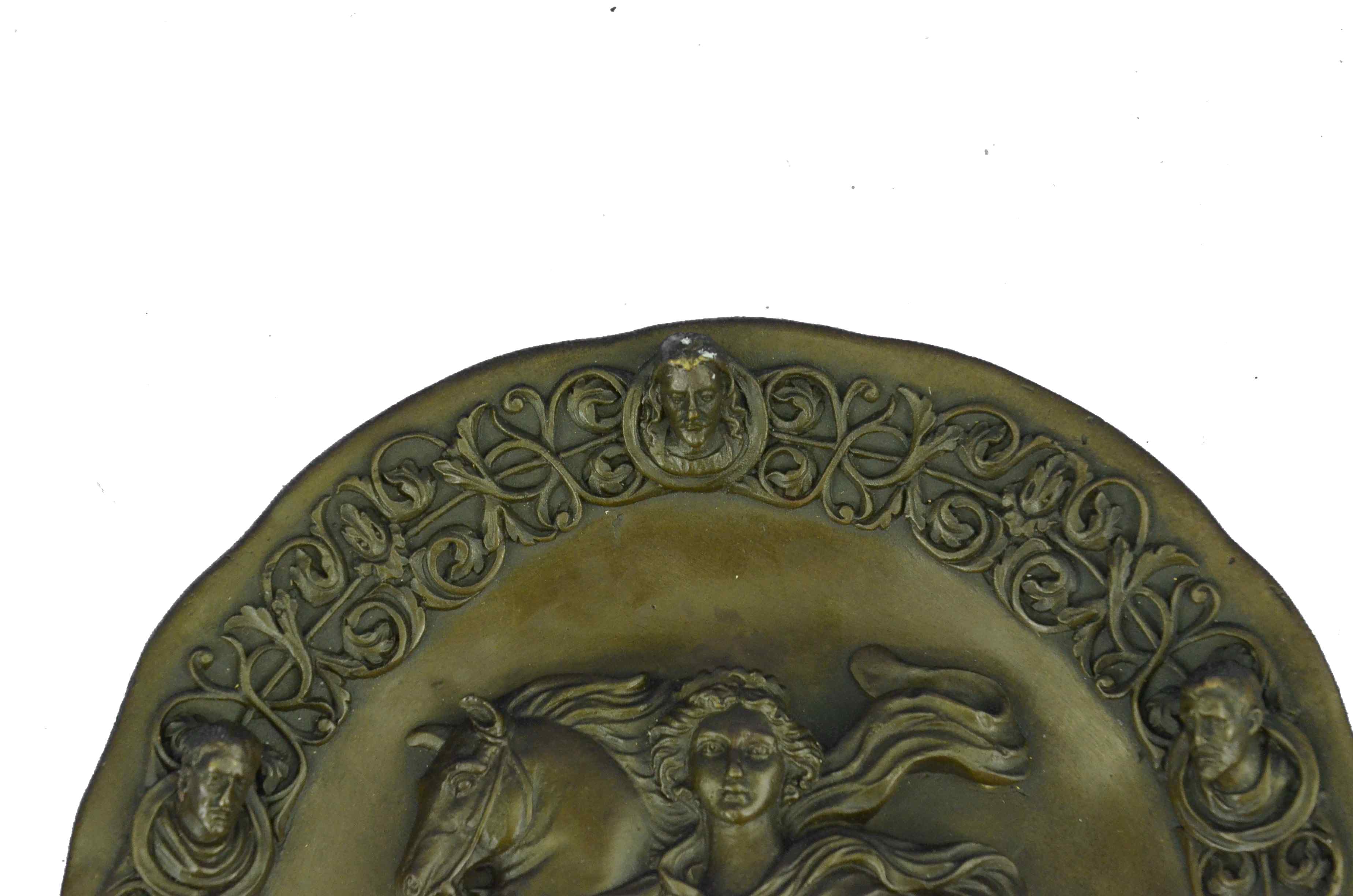 Bronze Athena Art - Goddess of Wisdom and War on Horse
