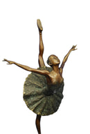 26'' Tall Classical Dancer Ballerina Signed Bronze Sculpture