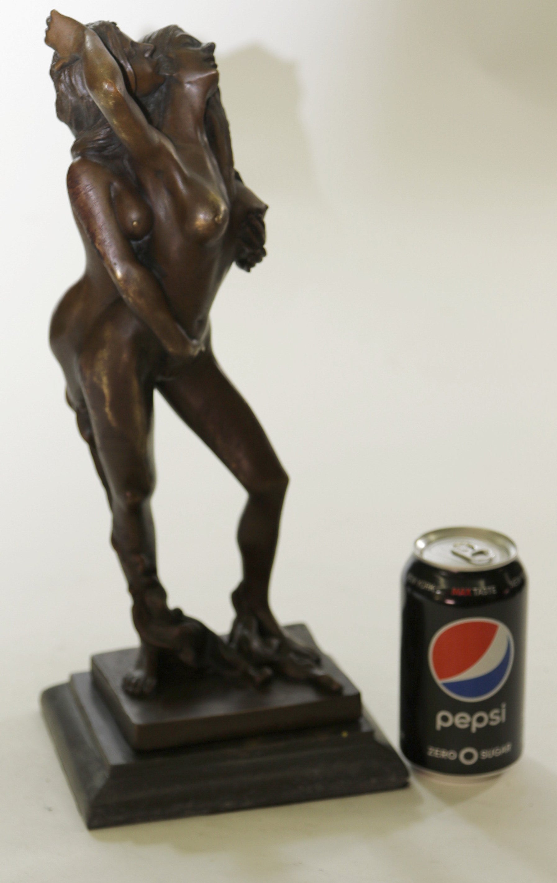 Mavchi Sweet Nothing Erotic Lesbian Lovers Art Bronze Sculpture