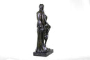 Superb HotCast Nude Couple Male Female Bonze Sculpture Marble Base Figure Statue