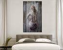 Sexy Woman 3D Wall Art Cutout on Wood Canvas Hanging Painting