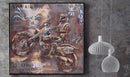 Motocross Dirt Bike Biker 3D Wall Art Metal Cutout