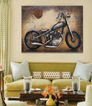 Ride to Live Harley Davidson Indian Motorcycle 3-D Wall Mount