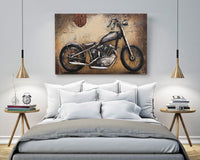 Ride to Live Harley Davidson Indian Motorcycle 3-D Wall Mount