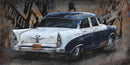 1950's Caddy 3D Wall Art Metal Cutout