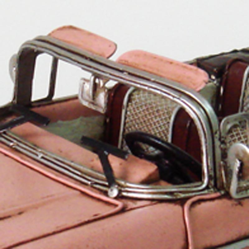Vintage Pink 1957 Chevrolet Bel Air Nomad Die Cast Model Car