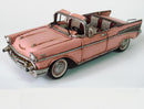 Vintage Pink 1957 Chevrolet Bel Air Nomad Die Cast Model Car