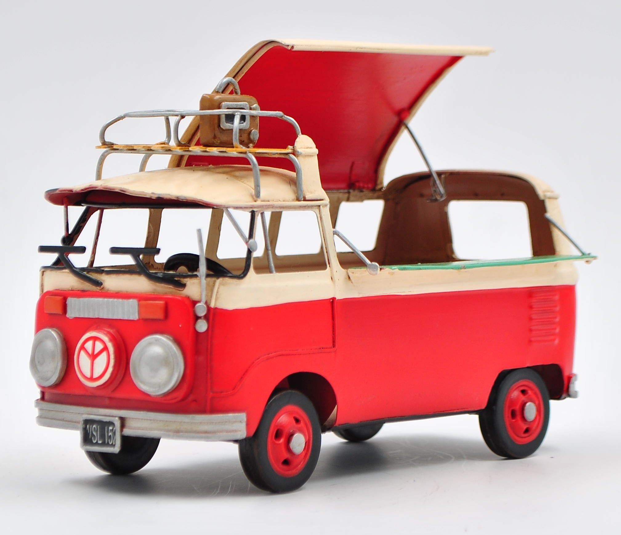 Scale Model Toy Volkswagen Mini Bus Home Decoration