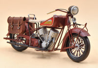 Indian Motorcycle 1:8 Tinplate Antique Style Metal Model