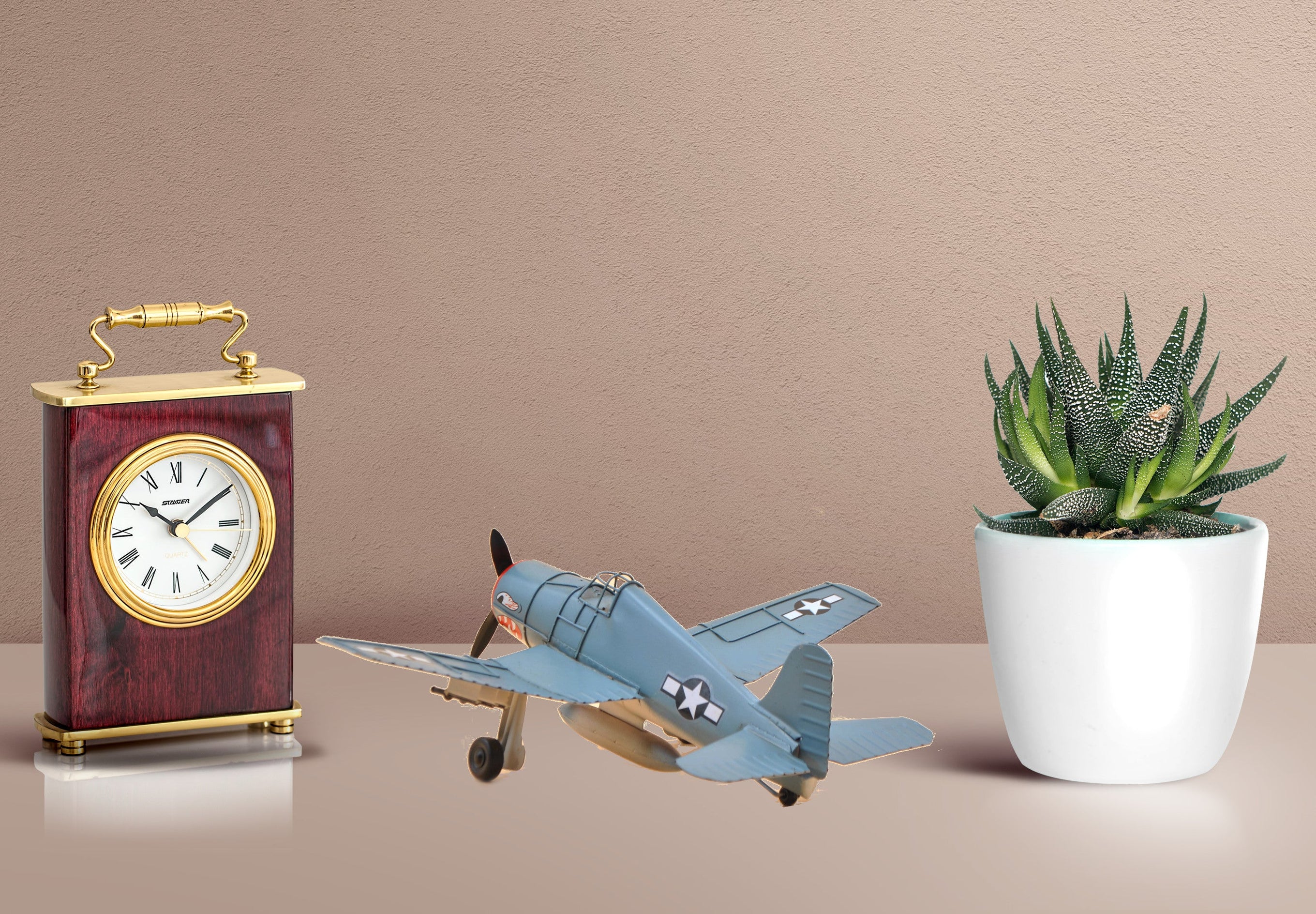 Antique Plane Ornaments Aircraft Model Vintage 1:40 Scale