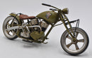 Jayland 1/8 Scale 12'' Metal WWII Harley Davidson With Erotic Girl Logo Motorcycle