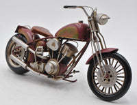 Jayland USA 1/8 Scale Metal Chopper Motorcycle Rose Color