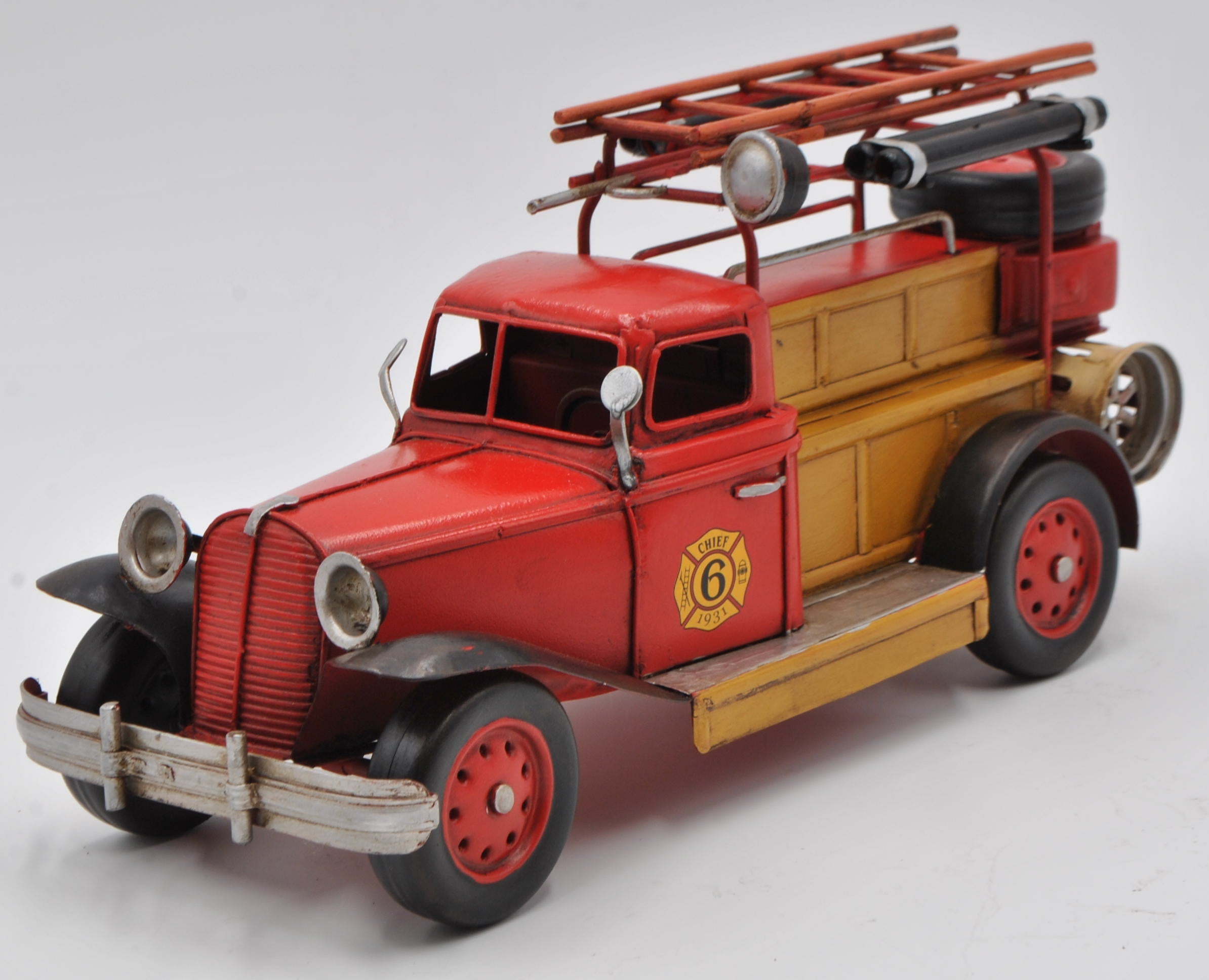 Ford Model A Fire Chief Pickup (1931, 1:14, Red) Number 6