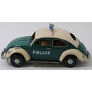 VW Volkswagen Beetle Police Car Tinplate Collectibles 1/12 Scale