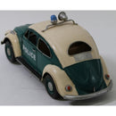 VW Volkswagen Beetle Police Car Tinplate Collectibles 1/12 Scale