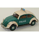 VW Volkswagen Beetle Police Car Tinplate Collectibles 1/12 Scale