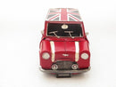 1960 Red Mini Cooper with British Flag on Roof