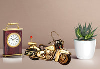 Police Motorcycle Collectible Artwork Sculpture