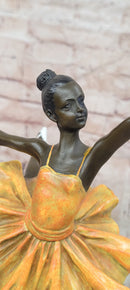 Bronze Sculpture Figure of a Dancer Contemporary Ballerina Sculpture Signed Milo